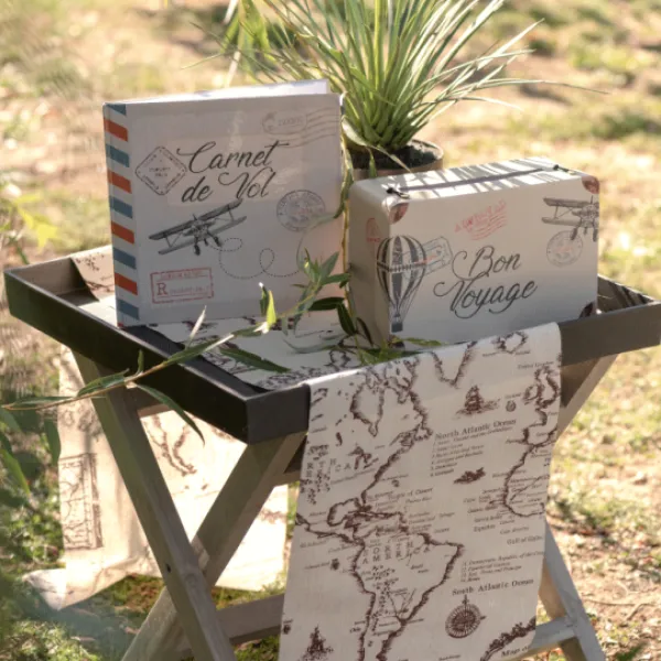 Badaboum Urne Enveloppe Bon Voyage 24Cm