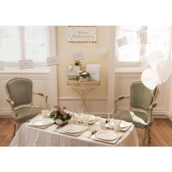 Discount Urne Joyeux Anniversaire M Tallis Blanc Theme Joyeux Anniversaire