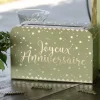 Clearance Urne Joyeux Anniversaire M Tallis E Vert Sauge Theme Joyeux Anniversaire