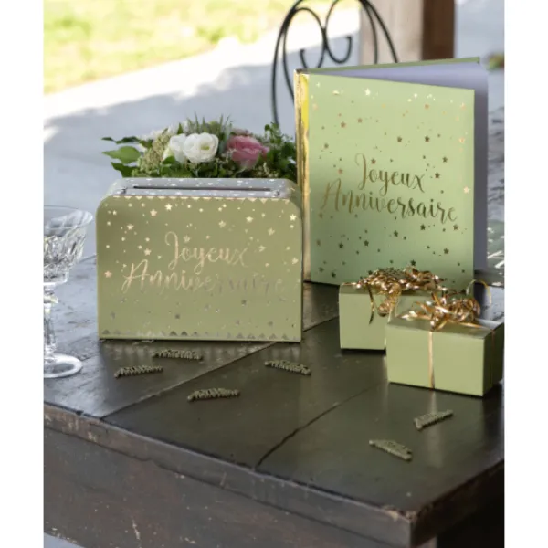 Clearance Urne Joyeux Anniversaire M Tallis E Vert Sauge Theme Joyeux Anniversaire