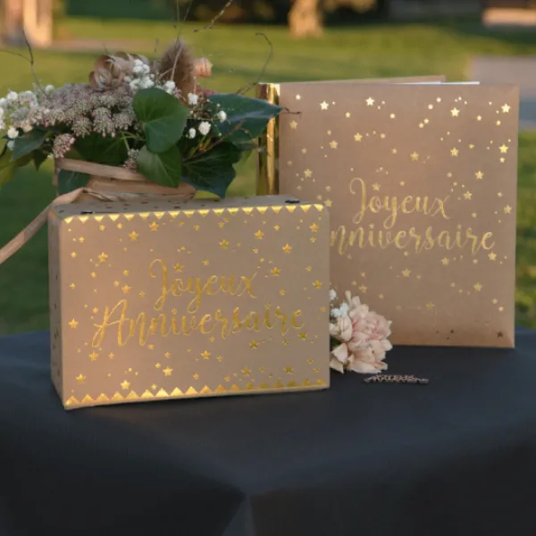 Clearance Urne Joyeux Anniversaire M Tallis E Kraft Theme Joyeux Anniversaire