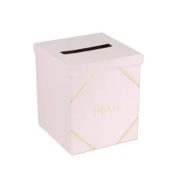 Badaboum Urne Mariage Merci Rose Et Or