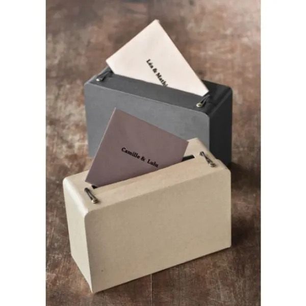 Badaboum Urne Mariage Valise Vert Anis