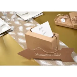 Badaboum Urne Mariage Valise Vert Anis