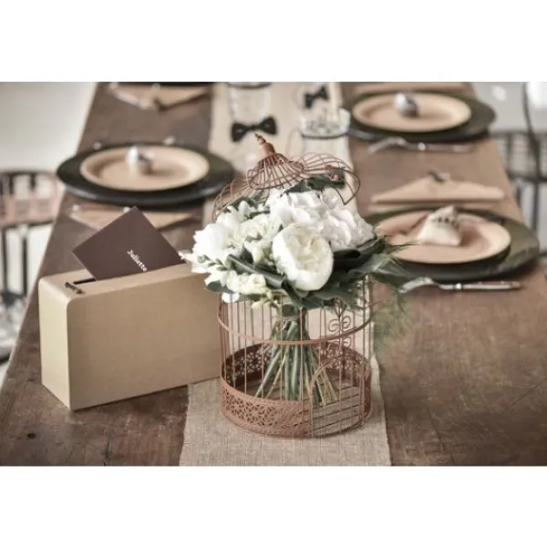 Badaboum Urne Mariage Valise Vert Anis