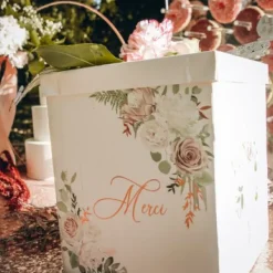 Badaboum Urne Mariage Vegetal Peony