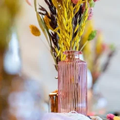 Badaboum Vase En Verre Heloise Vieux Rose Clearance