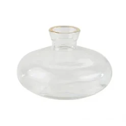 Badaboum Vase En Verre L Onie Liser Or