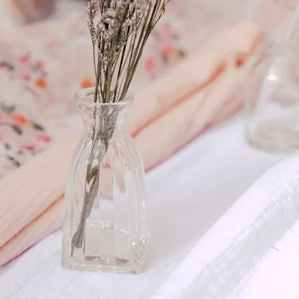 Badaboum Vase En Verre Rosalie Transparent New