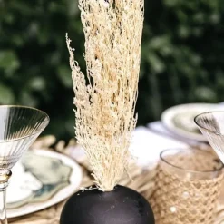 Badaboum Vase Mariage En C Ramique Histor Noir 9 X 11.5 Cm Discount