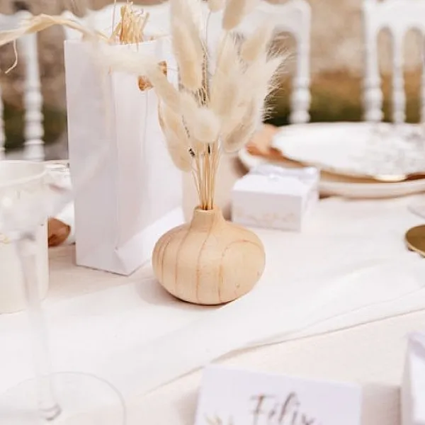 Badaboum Vase Soliflore En Bois Woodie Sale