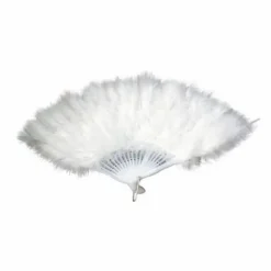 Badaboum Ventail Plumes Blanc