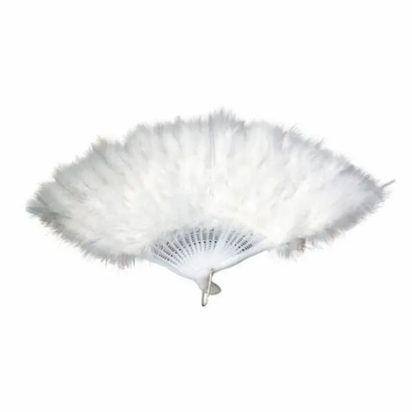 Badaboum Ventail Plumes Blanc
