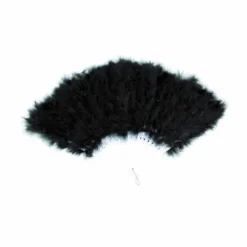 Badaboum Ventail Plumes Noir