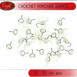 Badaboum Ventouse Crochet Fixation Pour Guirlande X24Pi Ces Best