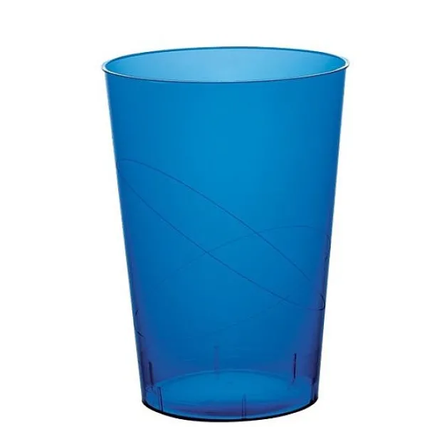 Badaboum Verre A Bi Re En Plastique Rigide Bleu Marine Transparent X 50 Pi Ces Online