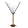 Badaboum Verre Ap Ritif Cocktail En Plastique Or Chrome X 20 Pi Ces