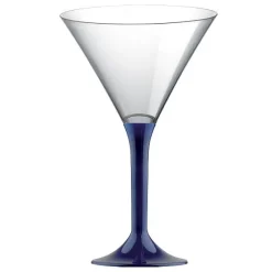 Badaboum Verre Cocktail En Plastique Bleu Marine X 20 Pi Ces Clearance