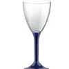 Badaboum Verre Vin Plastique Bleu Marine X 20 Clearance