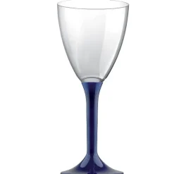 Badaboum Verre Vin Plastique Bleu Marine X 20 Clearance