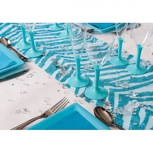 Badaboum Verre Vin Plastique Bleu Marine X 20 Clearance