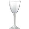 Badaboum Verre Vin Plastique Nacr Blanc X 20