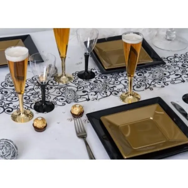 Discount Verre Vin Plastique Noir X 20 Theme Cinema